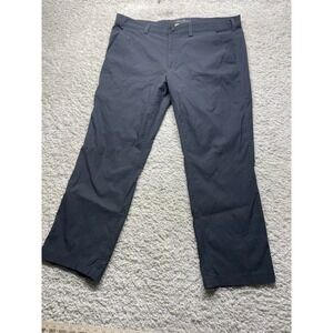 eddie bauer travex Mens Size 40x30 gray zipper pocket casual comfort pants